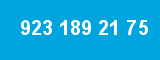 923 189 21 75 923 189 21 75